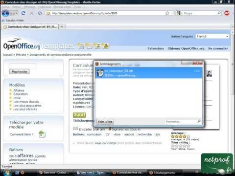 Utiliser et créer des modèles avec writer