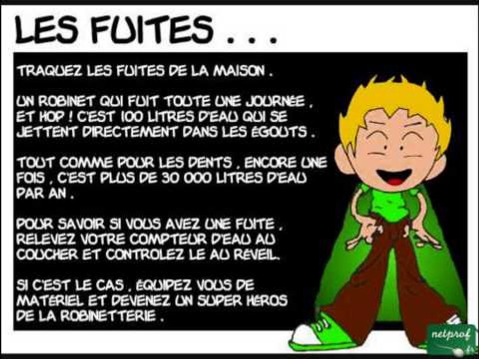 Ecologie - Eau - Faire des économies