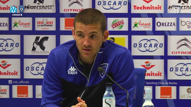 Marseille-Bastia : Conf. d'avant-match de J-L. Leca