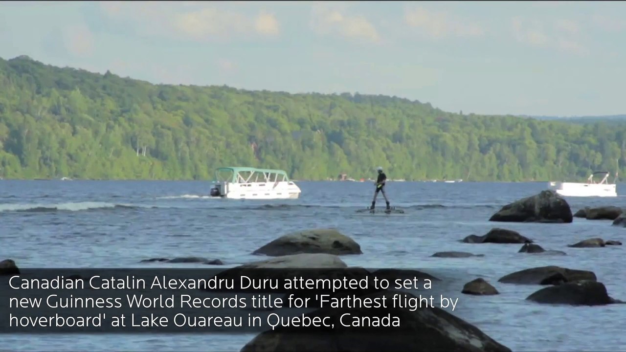Record du monde battu en hoverboard - Guinness World Records