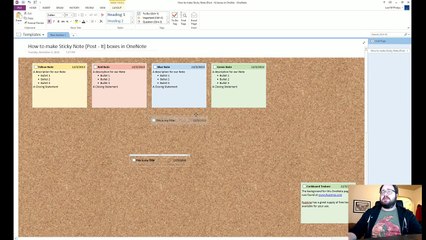 How To Create Sticky (Post-it) Notes With OneNote 2013