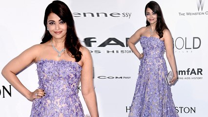 Aishwarya Rai Bachchan Stuns amfar Gala In Elie Saab | Cannes 2015