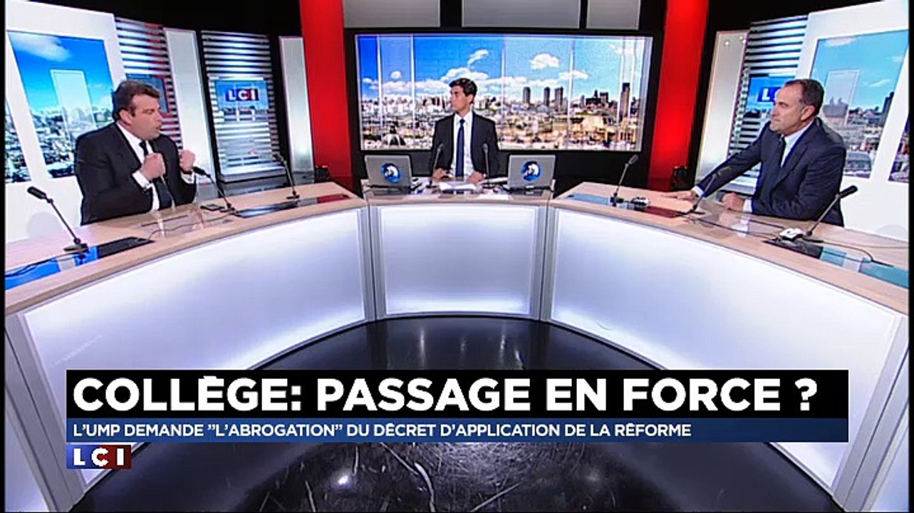 Débat sur la Réforme du Collège dans la Newsroom de LCI (20/05/2015)