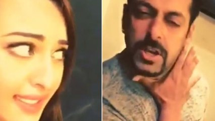 Salman Khan And Sonakshi Sinha's Cute Dubsmash Video