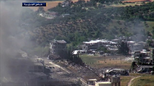 فرار جماعي لقوات النظام السوري من مشفى جسر الشغور