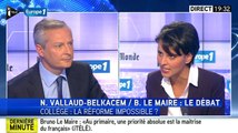 Clash entre Bruno Le Maire et Najat Vallaud-Belkacem - ZAPPING ACTU DU 22/05/2015