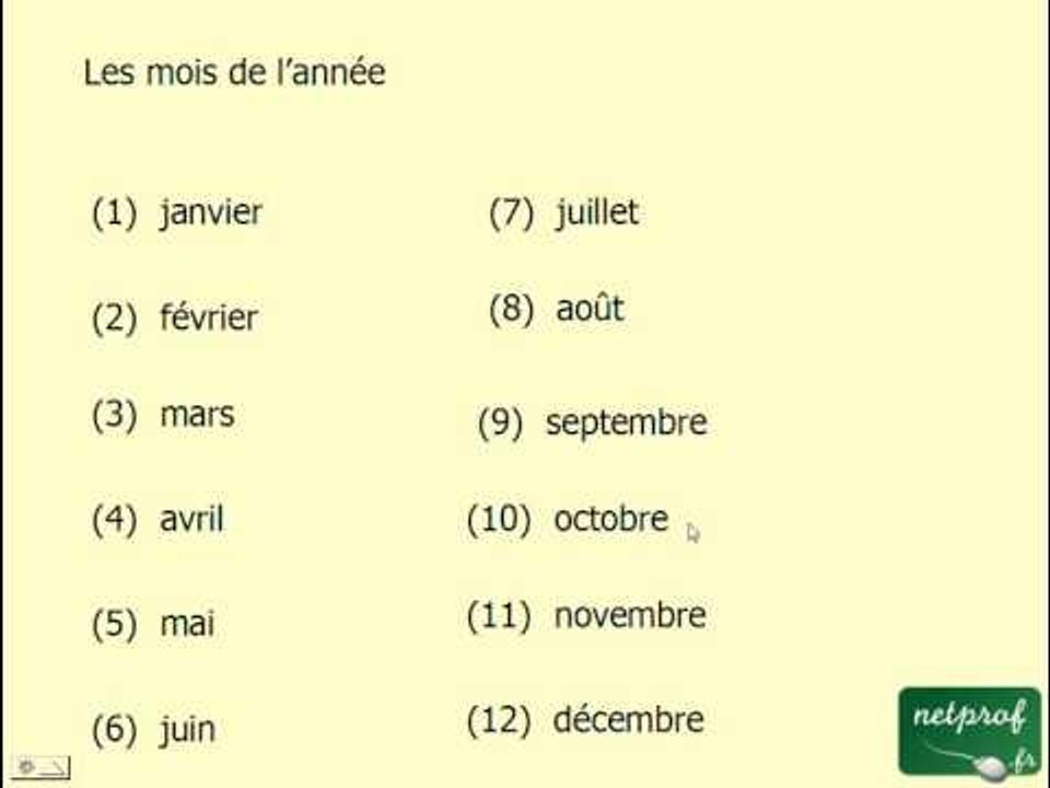 Français pour étrangers : vocabulaire 5