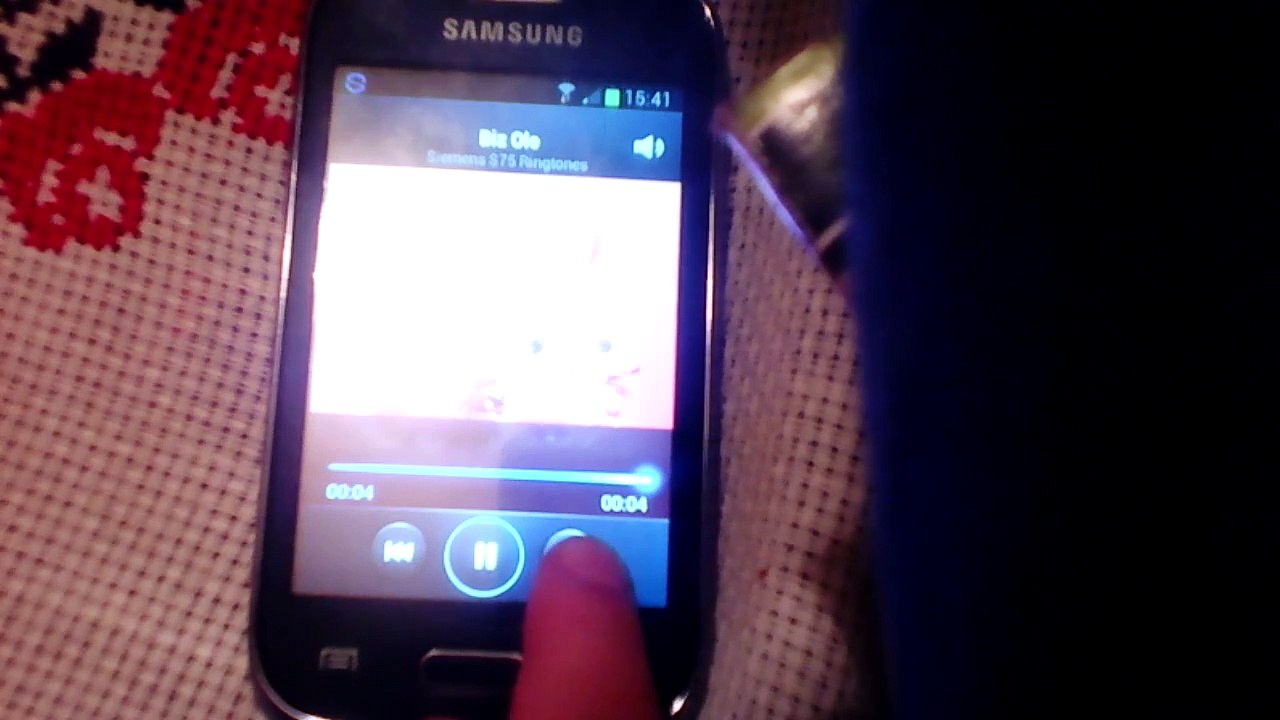 Siemens S75 ringtones on Samsung Galaxy Young