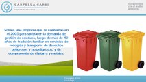 Envases para reciclaje - Garfella Carsi - Suministros industriales Valencia