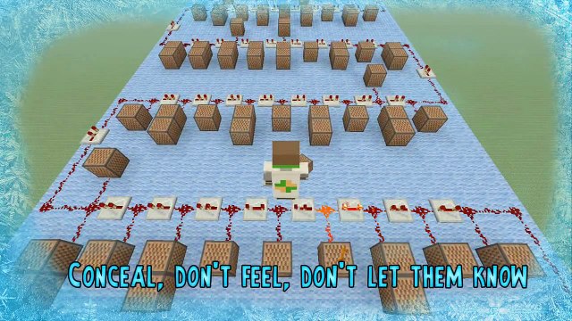 FROZEN Let It Go - Idina Menzel | ♫ Minecraft Xbox 360 Noteblock Song ♫ |