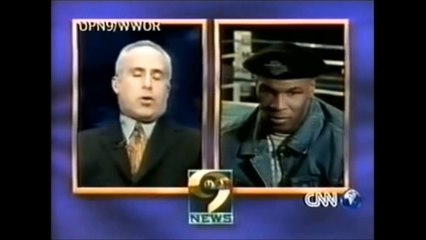 Майк Тайсон жестит в прямом эфире (русс.яз.)