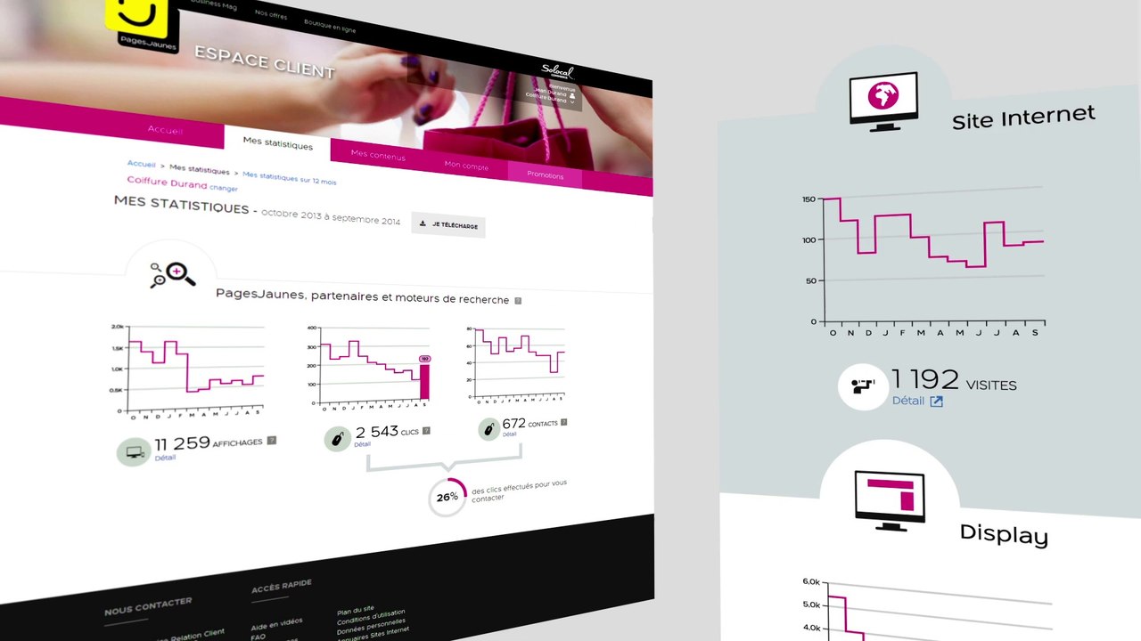 Votre nouvel espace client PagesJaunes Business Center