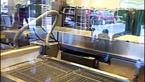 Krispy Kreme Factory Making Chocolate Glazed Donuts