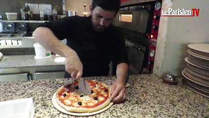 Il se prépare pour le championnat du monde de pizza à Parme