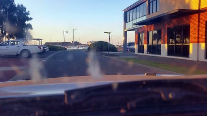 Following An Idiot doing Burnouts