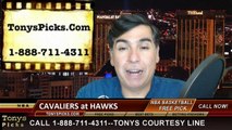 Atlanta Hawks vs. Cleveland Cavaliers NBA Playoff Free Pick Game 2 Odds Prediction Preview 5-22-2015