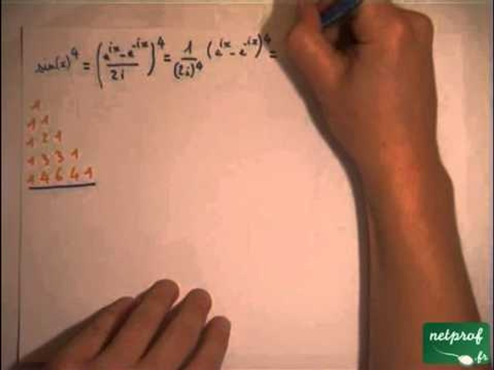 Linéarisation cosinus et sinus