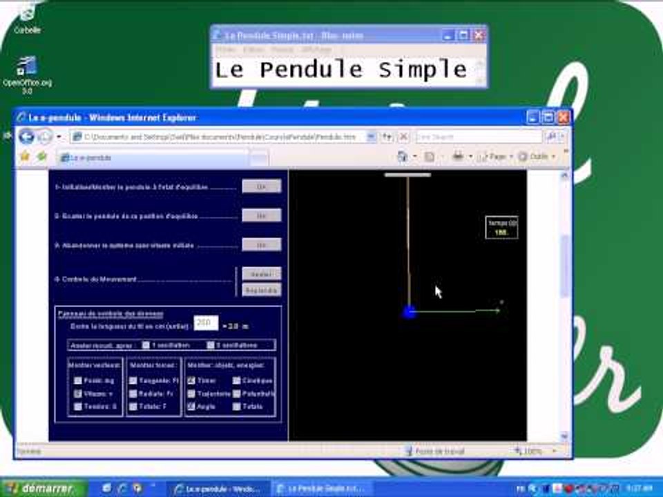 Le pendule simple 1