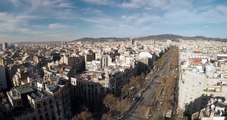 Barcelona, Spain - DJI Phantom 2 Rooftop Flying