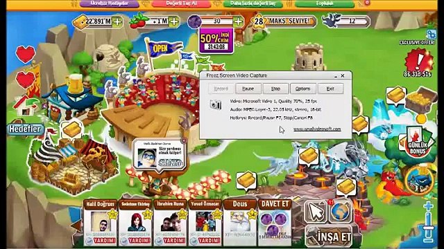 Dragon City Programsız Değerli Taş Hilesi