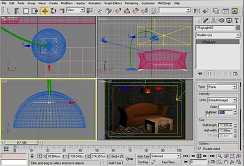 Видео урок по 3д макс - визуализация интерьера