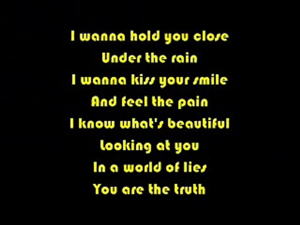 When You Tell Me That You Love Me Lyrics On Screen by Diana Ross