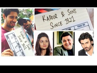 'KAPOOR and SONS' Shoot Begins
