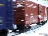 Garden Trains - Running Trains in the Snow 