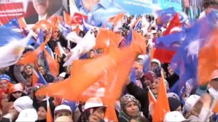 Trabzon-2- Başbakan Davutoğlu Mitingde Konuşuyor