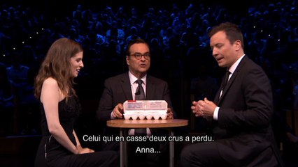 Jimmy Fallon / Egg Russian Roulette avec Anna Kendrick - Emission du 13 mai sur MCM !