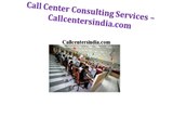Call Center Consulting Services
