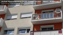 A vendre - appartement - SAINT FONS (69190) - 4 pièces - 80m²