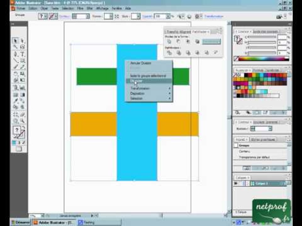 Illustrator CS3 : Fonction pathfinder