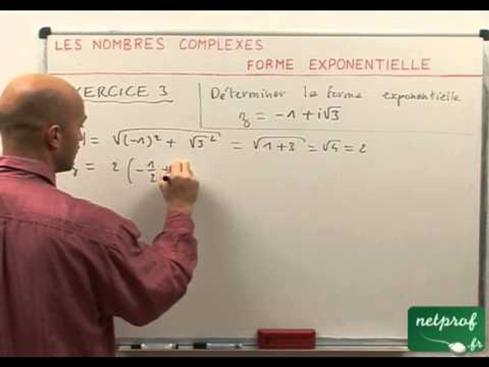 49 Nombres complexes : Forme exponentielle - Vidéo Dailymotion