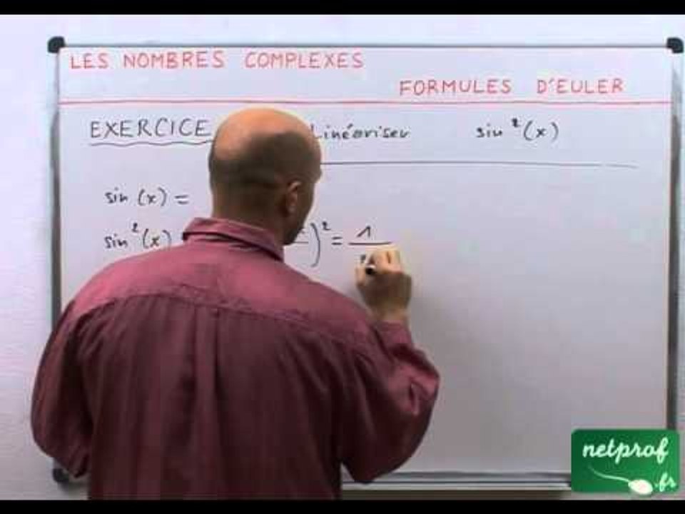 52 Nombres complexes : Formules d'Euler