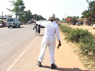 Kansiime Anne drives with an expired permit. African comedy