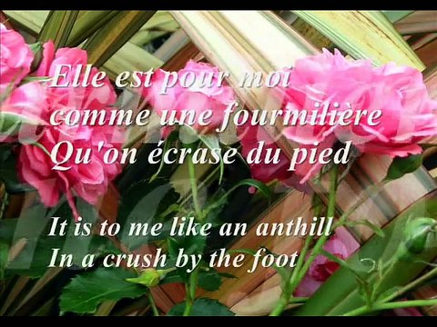LE GEANT DE PAPIER (French Lyrics & English Translation) - Jean-Jacques LAFON