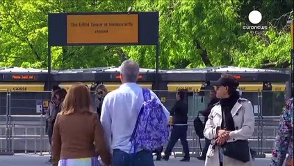 Mobilisation des salariés de la Tour Eiffel contre les pickpockets
