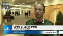 Chief of the Defence Staff, General Sir David Richards speaking at NATO HQ