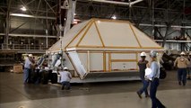 Orion Ground Test Article Arrives at NASA Langley Research Center