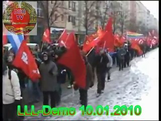 LLL-Demo 10.01.2010  DDR-TV Aktuelle Kamera