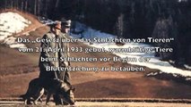 Tierschutz im Nationalsozialismus - Das Reichstierschutzgesetz - Die Wahre Geschichte