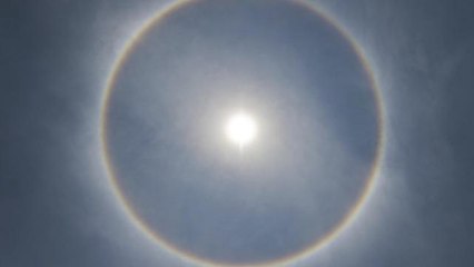 Halo around the sun makes people nervous