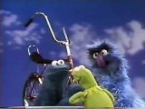 Classic Sesame Street - sharing a bicycle