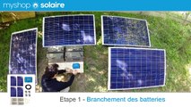 MyShop Solaire - Montage d'un kit panneau solaire 1000W autonome (24V)