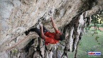 Climbing in Viñales, Cuba - El Cosa on Esplendido - 033v01