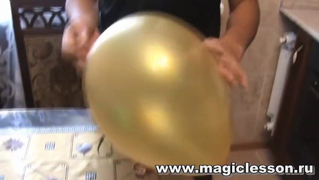 Супер Фокус. Шарик протыкаем иголкой