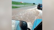 Social video of flooded Texas streets