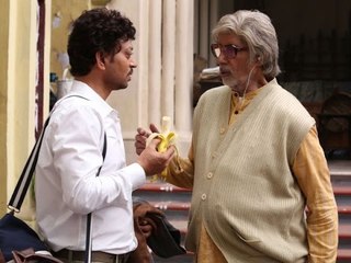 Big B And Irrfan Khan Go Bananas On the Sets Of Piku!