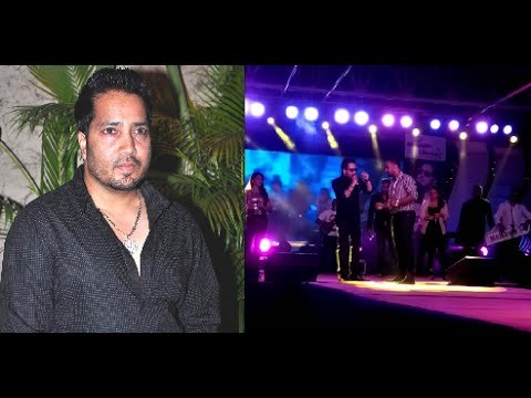 Mika Singh Slaps a Fan During a Conference